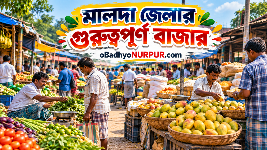 মালদা জেলার গুরুত্বপূর্ণ বাজারের তালিকা