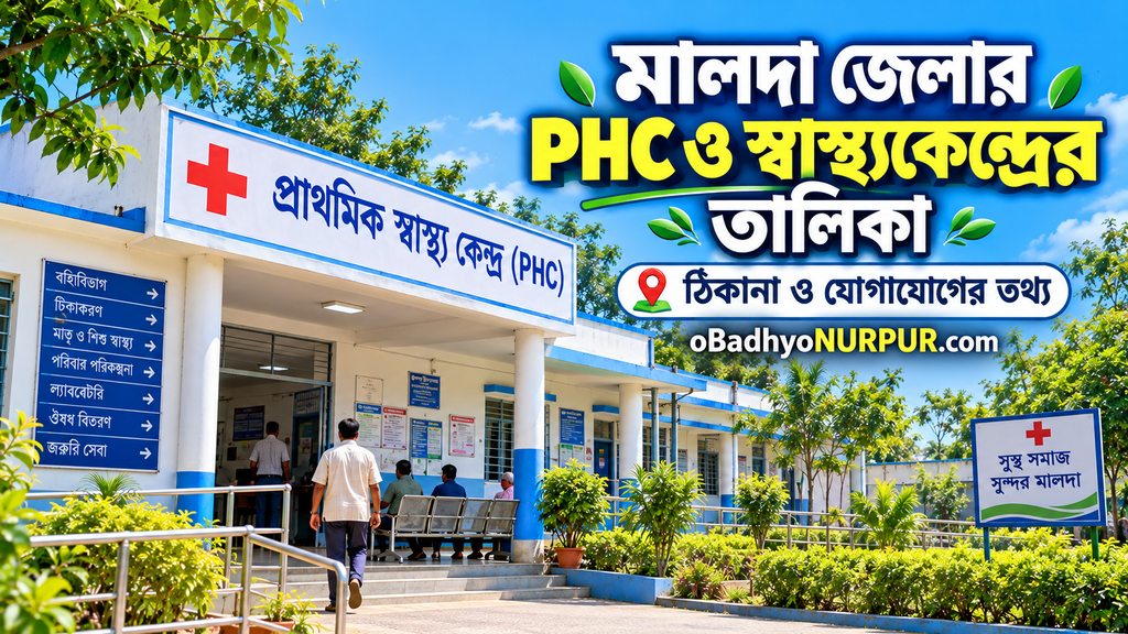 মালদা জেলার PHC ও স্বাস্থ্যকেন্দ্রের তালিকা: ঠিকানা ও যোগাযোগ